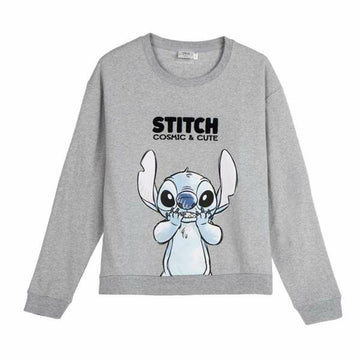 Unisex Sweatshirt without Hood Stitch Grey