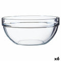 Salatschüssel Luminarc Durchsichtig Glas (Ø 26 cm) (6 Stück)