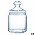 Jar Luminarc Club Transparent Glass (750 ml) (6 Units)