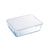 Rectangular Lunchbox with Lid Pyrex Cook&freeze 28 x 23 x 10 cm 4,2 L Transparent Glass Silicone (3 Units)