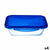 Boîte à lunch hermétique Pyrex Cook&go 30 x 23 cm 3,3 L Rectangulaire Bleu verre (4 Unités)
