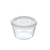 Round Lunch Box with Lid Pyrex Cook&freeze 600 ml 12 x 12 x 9 cm Transparent Glass Silicone (8 Units)