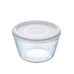 Runde Lunchbox mit Deckel Pyrex Cook & Freeze 1,1 L 15 x 15 x 10 cm Durchsichtig Silikon Glas (4 Stück)
