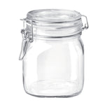 Food Preservation Container Bormioli Rocco Fido Transparent Glass (75 cl) (6 Units)