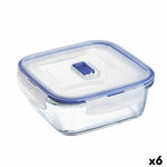 Boîte à lunch hermétique Luminarc Pure Box Active 1,22 L Bicolore verre (6 Unités)
