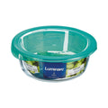 Round Lunch Box with Lid Luminarc Keep'n Lagon 920 ml 15,6 x 6,6 cm Turquoise Glass (6 Units)
