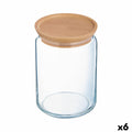 Bocal Luminarc Pav Transparent verre (1 L) (6 Unités)