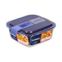 Boîte à lunch hermétique Luminarc Easy Box Bleu verre (760 ml) (6 Unités)