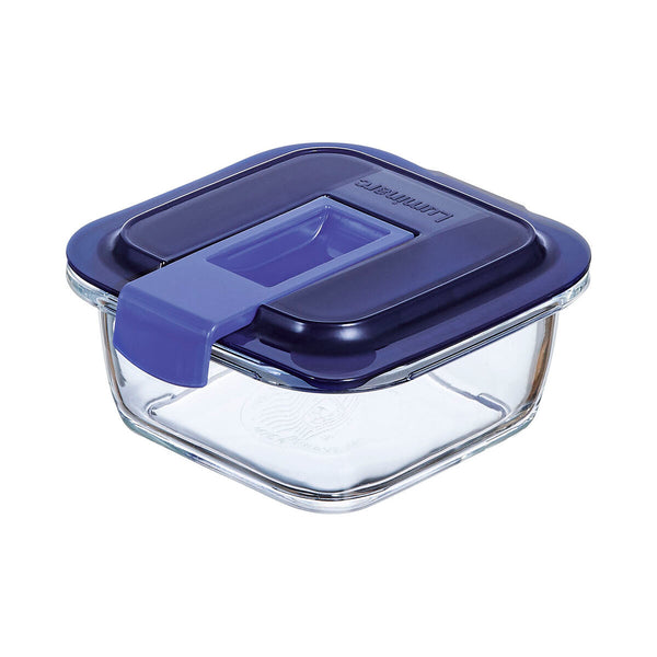 Boîte à lunch hermétique Luminarc Easy Box Bleu verre (380 ml) (6 Unités)