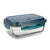 Lunchbox with Cutlery Comparment Quid Astral Glass 1,04 L (6 Units)