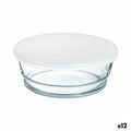 Runde Lunchbox mit Deckel Arcoroc So Urban zweifarbig Glas 1,35 L (12 Stück)
