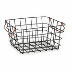 Wire Basket Black Copper Steel 22,5 x 14 x 31,5 cm (12 Units)