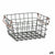 Wire Basket Black Copper Steel 22,5 x 14 x 31,5 cm (12 Units)