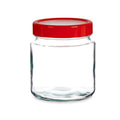 Tin Red Transparent Glass polypropylene (1 L) (12 Units)
