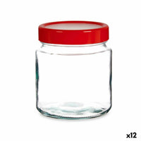 Boîte Rouge Transparent verre polypropylène (1 L) (12 Unités)