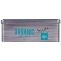 Boîte Organic Snacks Gris Fer blanc (11 x 7,1 x 18 cm) (24 Unités)