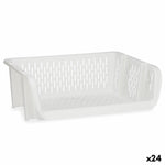 Panier de légumes Blanc polypropylène (30 x 13,5 x 38,7 cm) (24 Unités)