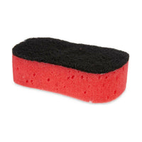 Scourer Black Red Foam Abrasive fibre 7,3 x 4 x 12,3 cm (40 Units)