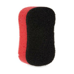 Scheuerschwamm Schwarz Rot Schaum Abrasive Faser 7,3 x 4 x 12,3 cm (40 Stück)