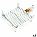 Grill Double 40 x 40 cm Verzinkter Stahl (5 Stück)