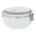 Round Lunch Box with Lid Plastic 700 ml (12 Units)