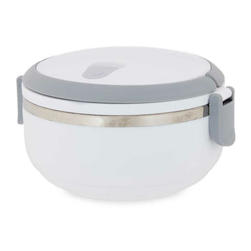 Round Lunch Box with Lid Plastic 700 ml (12 Units)