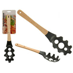 Pasta Spoon Nylon Wood 5 x 34,5 x 7,5 cm (12 Units)