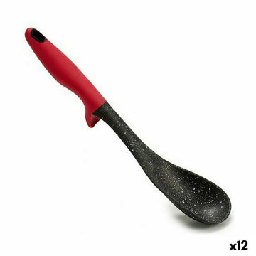 Löffel Schwarz Rot Nylon 7 x 32 x 7 cm (12 Stück)