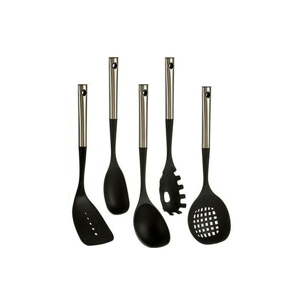 Ensemble d'ustensiles de cuisine Noir Plastique 8,5 x 35 x 20,5 cm (6 Unités)