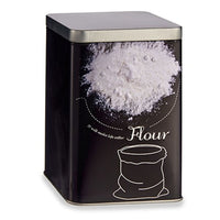 Tin Flour Black Metal 1 L (24 Units)