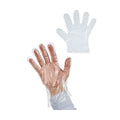 Rokavice za enkratno uporabo Set Prozorno Plastika (12 kosov)
