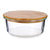 Round Lunch Box with Lid Bamboo 15 x 6,5 x 15 cm (12 Units)