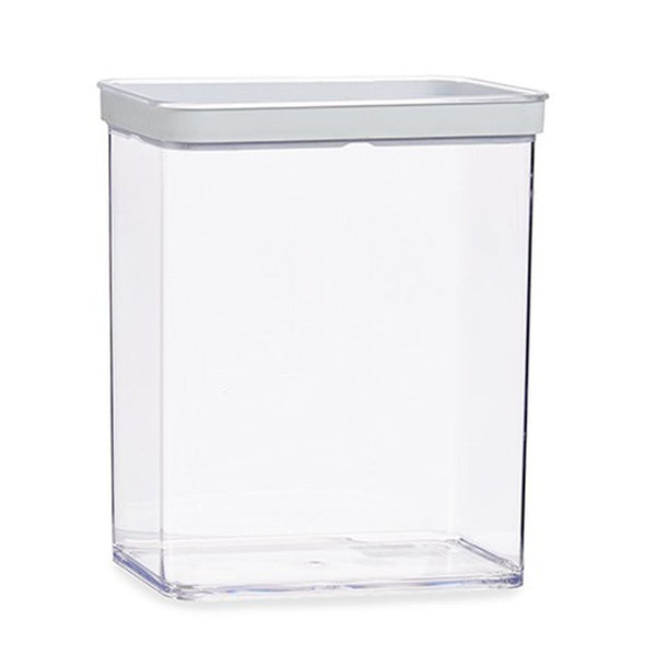 Jar Transparent Silicone polystyrene ABS 3,3 L 10,5 x 23,7 x 21 cm (6 Units)