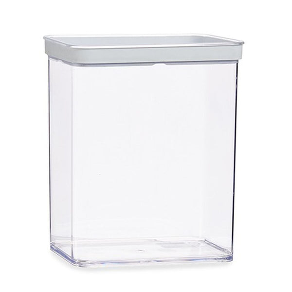 Bocal Transparent Silicone polystyrène ABS 3,3 L 10,5 x 23,7 x 21 cm (6 Unités)