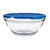 Panier-repas rond avec couvercle Chefs Bleu 2,5 L 23,7 x 10,1 x 23,7 cm (4 Unités)