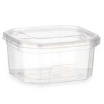 Boîte à repas rectangulaire avec couvercle Transparent polypropylène 370 ml 10,7 x 5,5 x 11,7 cm (24 Unités)