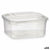 Boîte à repas rectangulaire avec couvercle Transparent polypropylène 500 ml 12,3 x 6 x 13 cm (24 Unités)