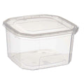 Rechteckige Lunchbox mit Deckel Durchsichtig Polypropylen 750 ml 12,8 x 7,5 x 13,5 cm (24 Stück)