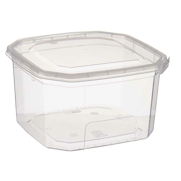 Boîte à repas rectangulaire avec couvercle Transparent polypropylène 750 ml 12,8 x 7,5 x 13,5 cm (24 Unités)