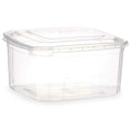 Rectangular Lunchbox with Lid Transparent polypropylene 1 L 14,1 x 8 x 15,5 cm (12 Units)