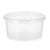 Round Lunch Box with Lid Transparent polypropylene 500 ml 12,5 x 6,2 x 12,5 cm (24 Units)