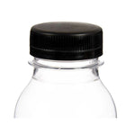 Flasche Schwarz Durchsichtig Kunststoff 250 ml 6 x 13,5 x 6 cm (24 Stück)