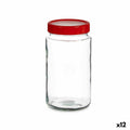 Jar Red polypropylene 2 L 11,5 x 21 x 11,5 cm (12 Units)
