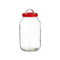 Jar Lid with handle Red polypropylene 3 L 13 x 24,3 x 13 cm (6 Units)