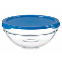 Runde Lunchbox mit Deckel Chefs Blau 595 ml 14 x 6,3 x 14 cm (6 Stück)