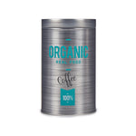 Tin Organic Coffee Grey Tin 10,4 x 18,2 x 10,4 cm (24 Units)