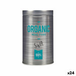 Tin Organic Salt Grey Tin 10,4 x 18,2 x 10,4 cm (24 Units)