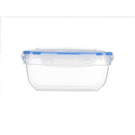 Lunchbox hermetisch karriert Durchsichtig Polypropylen 1,4 L 14,5 x 8,5 x 20 cm (12 Stück)