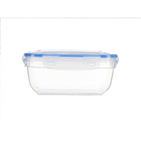 Lunchbox hermetisch karriert Durchsichtig Polypropylen 1,4 L 14,5 x 8,5 x 20 cm (12 Stück)