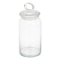 Jar Kitchen 9,8 x 23,4 x 9,8 cm Transparent Silicone Glass 1,1 L (6 Units)